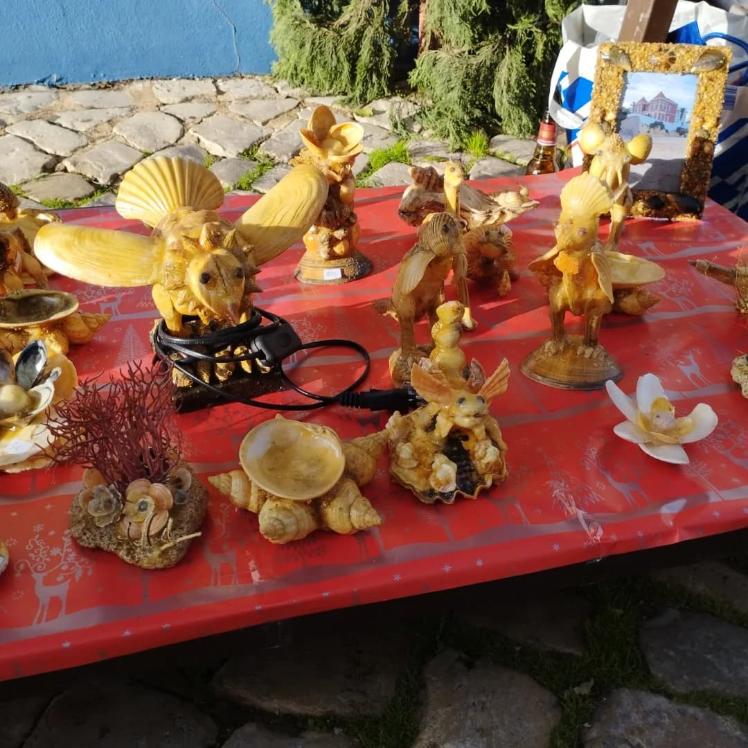 Esculturas de conchas